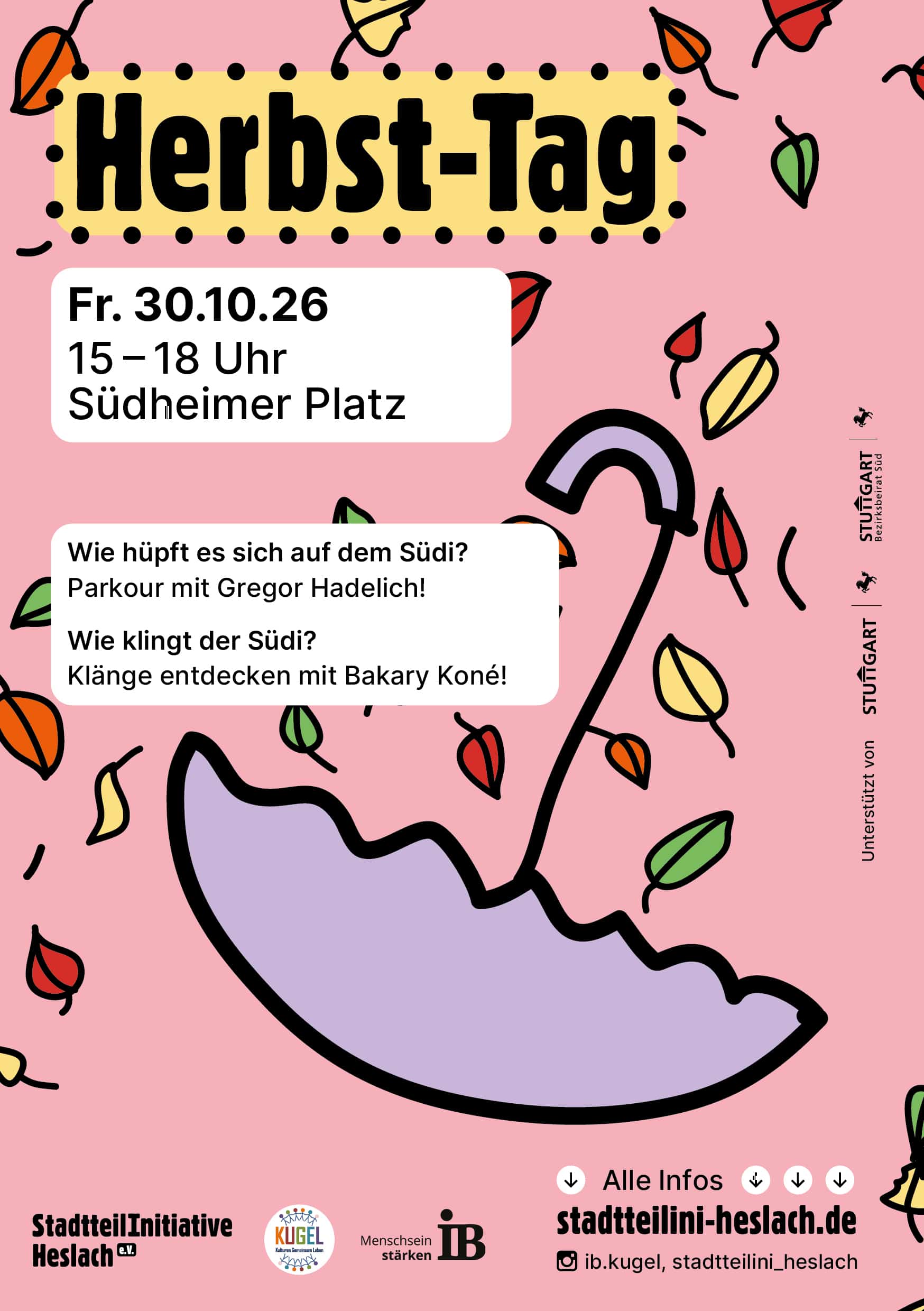 178 Stadtteil Initiative Heslach Herbsttag Flyer A5 PROD