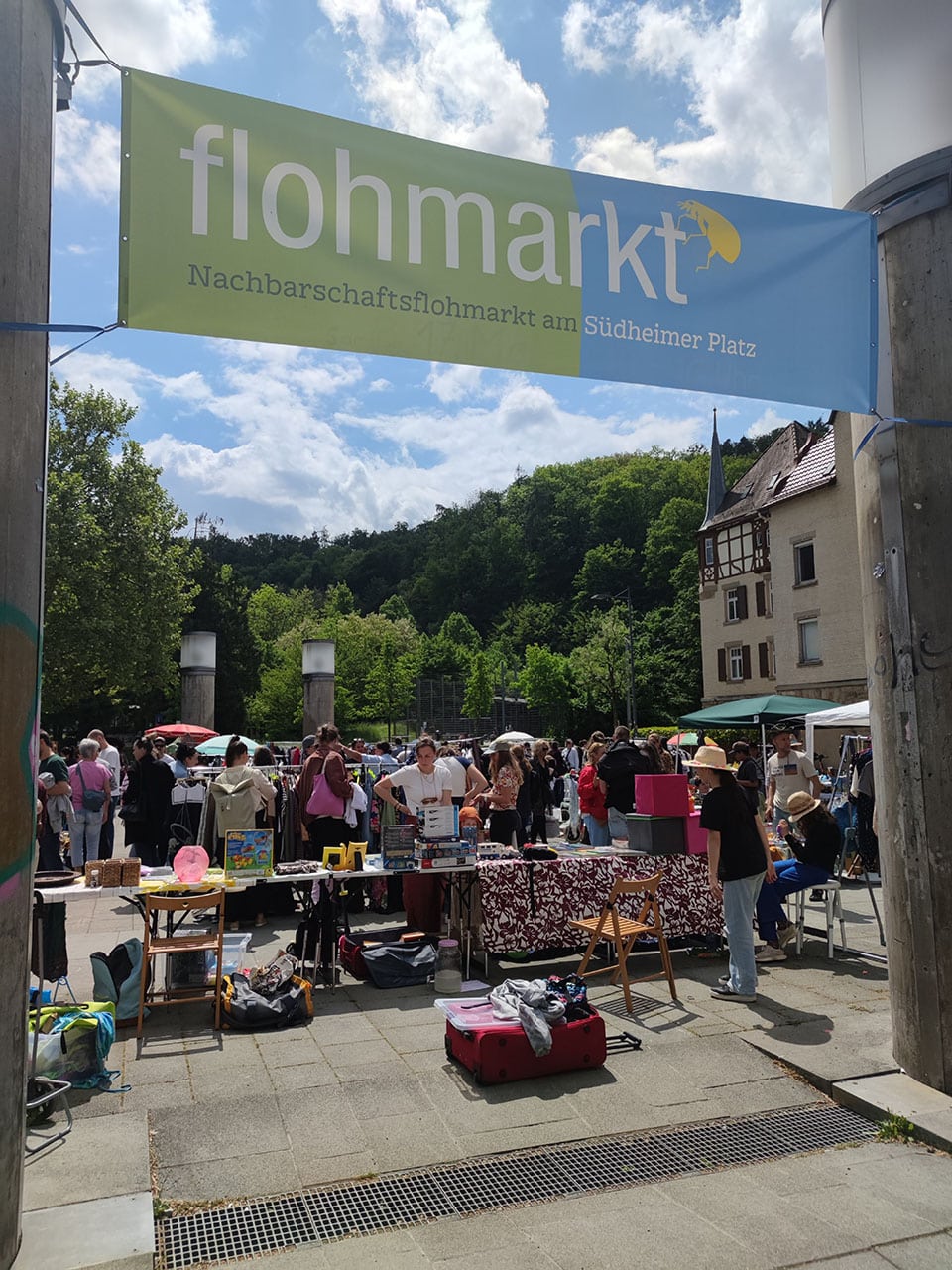 Stadtteilinitiative Stuttgart Nachbarschaftsflohmarkt IMG 20250517 124825