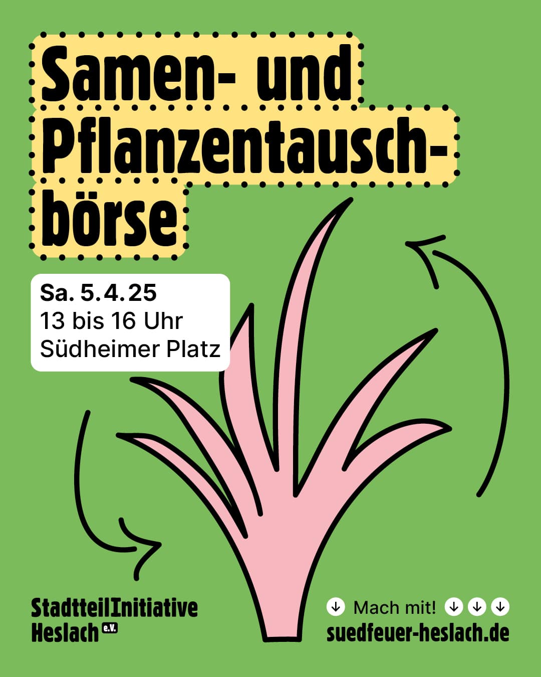 plakat pflanzentausch
